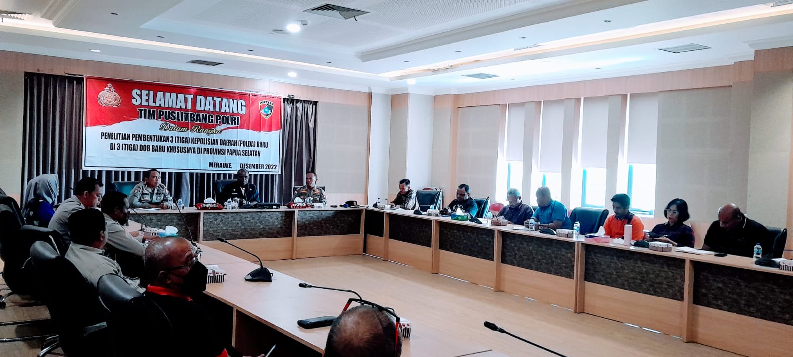 Tim Puslitbang Jaring Masukan dan Saran Pembentukan Polda PPS