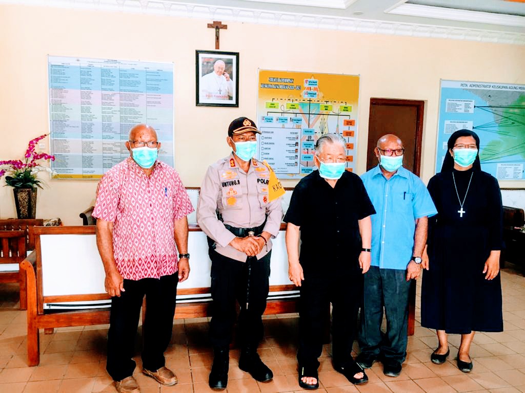 Mgr. Mandagi: Kami Siap Dukung Kamtibmas di Merauke