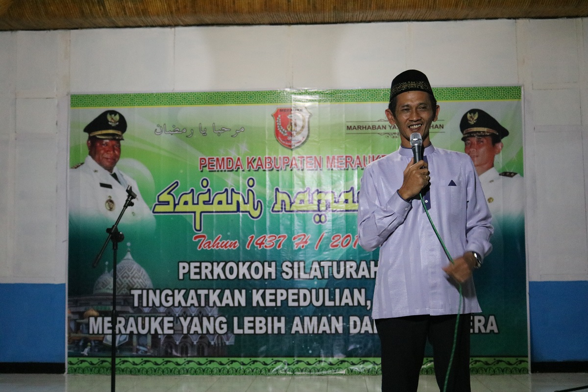 Wakil Bupati Sularso, SE Membuka Safari Ramadhan Di Distrik Muting