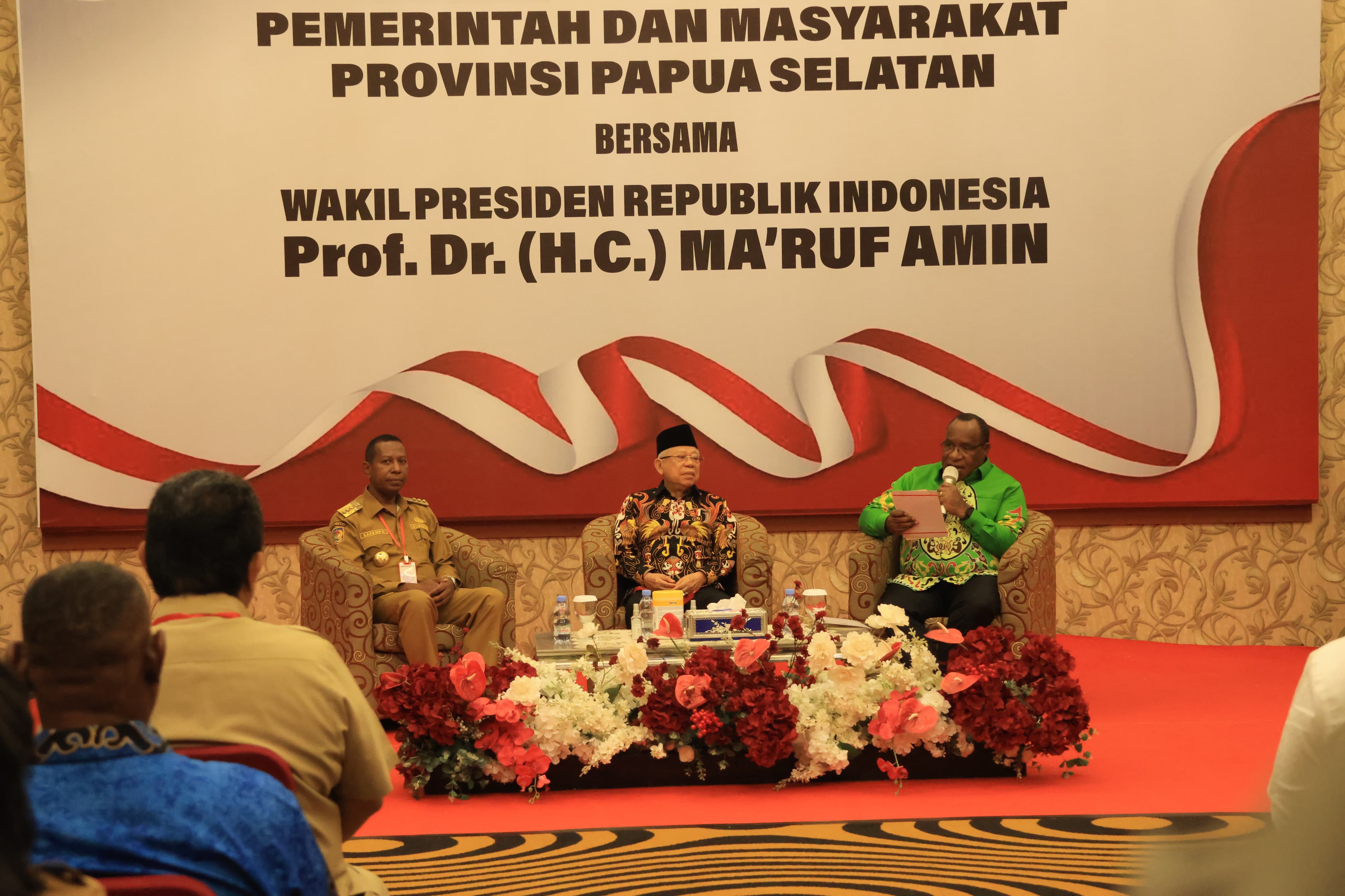 Kunker di Papua Selatan Wapres Ma'ruf Amin Tatap Muka dan Dialog Bersama Pemerintah dan Masyarakat