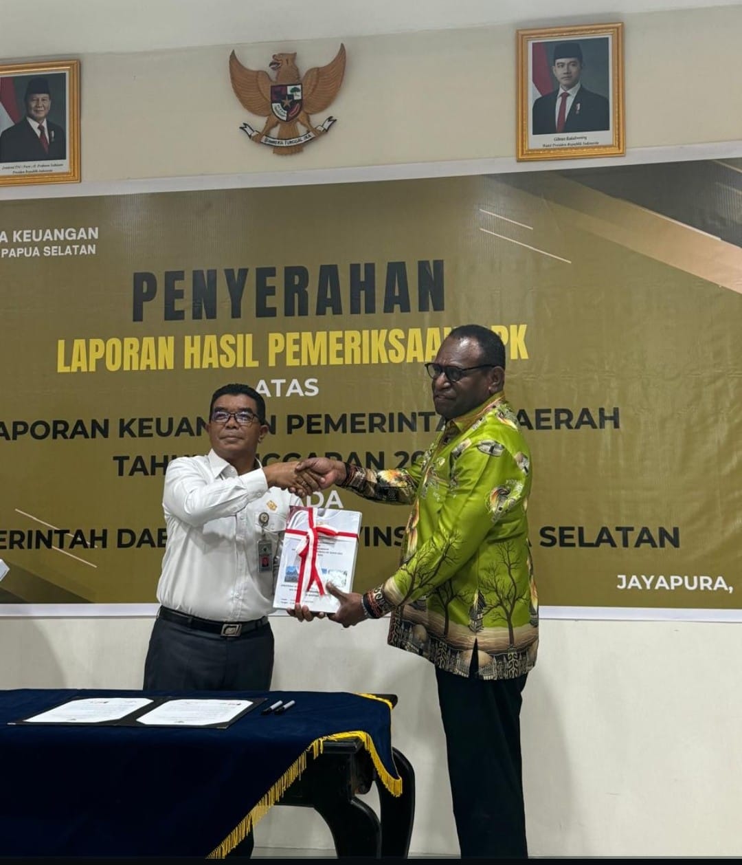 10 Tahun Berturut Kabupaten Merauke Terima Predikat WTP