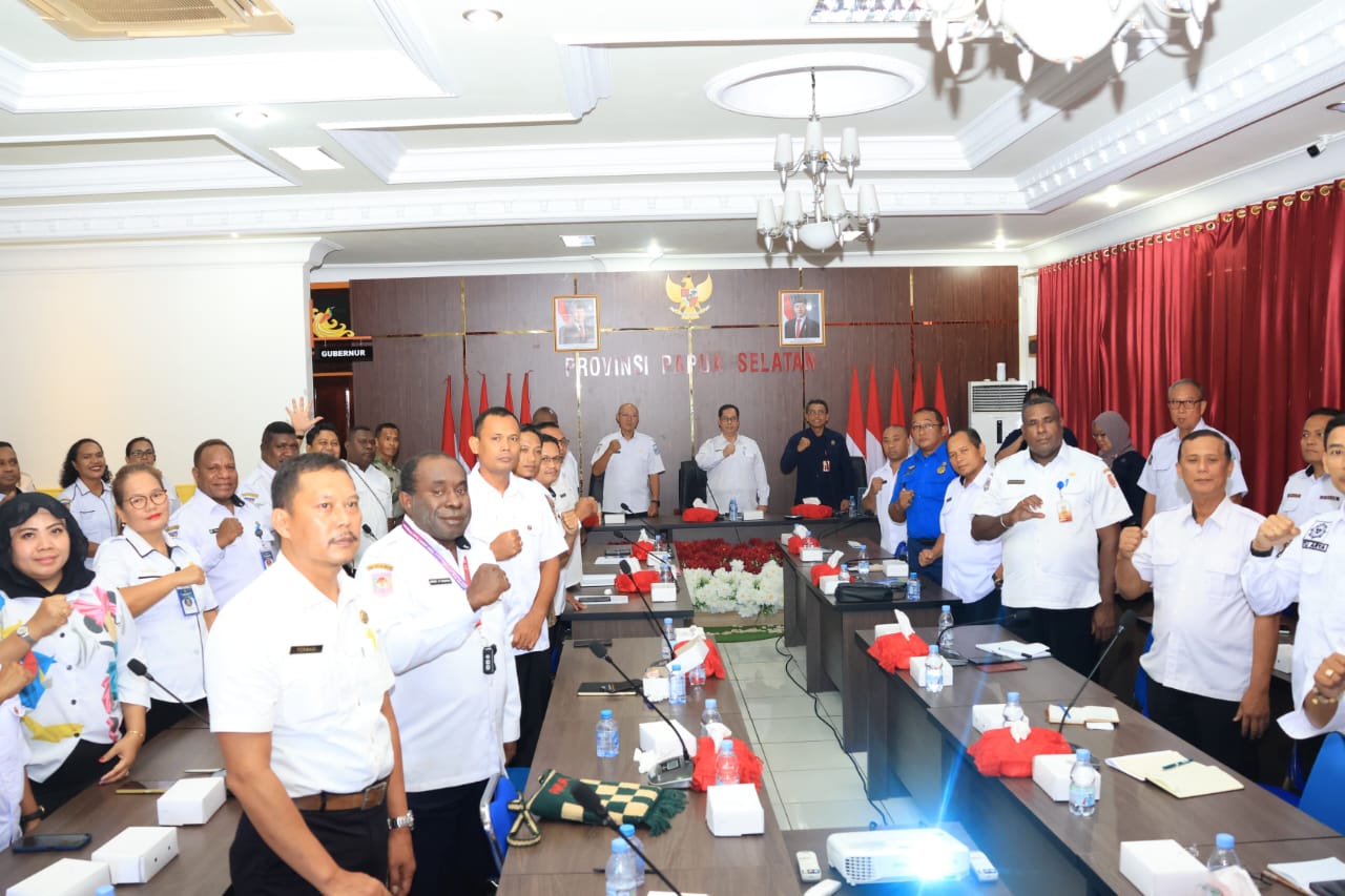 Diskominfo Papua Selatan Gelar Pembinaan Tata Kelola Siber dan Sandi