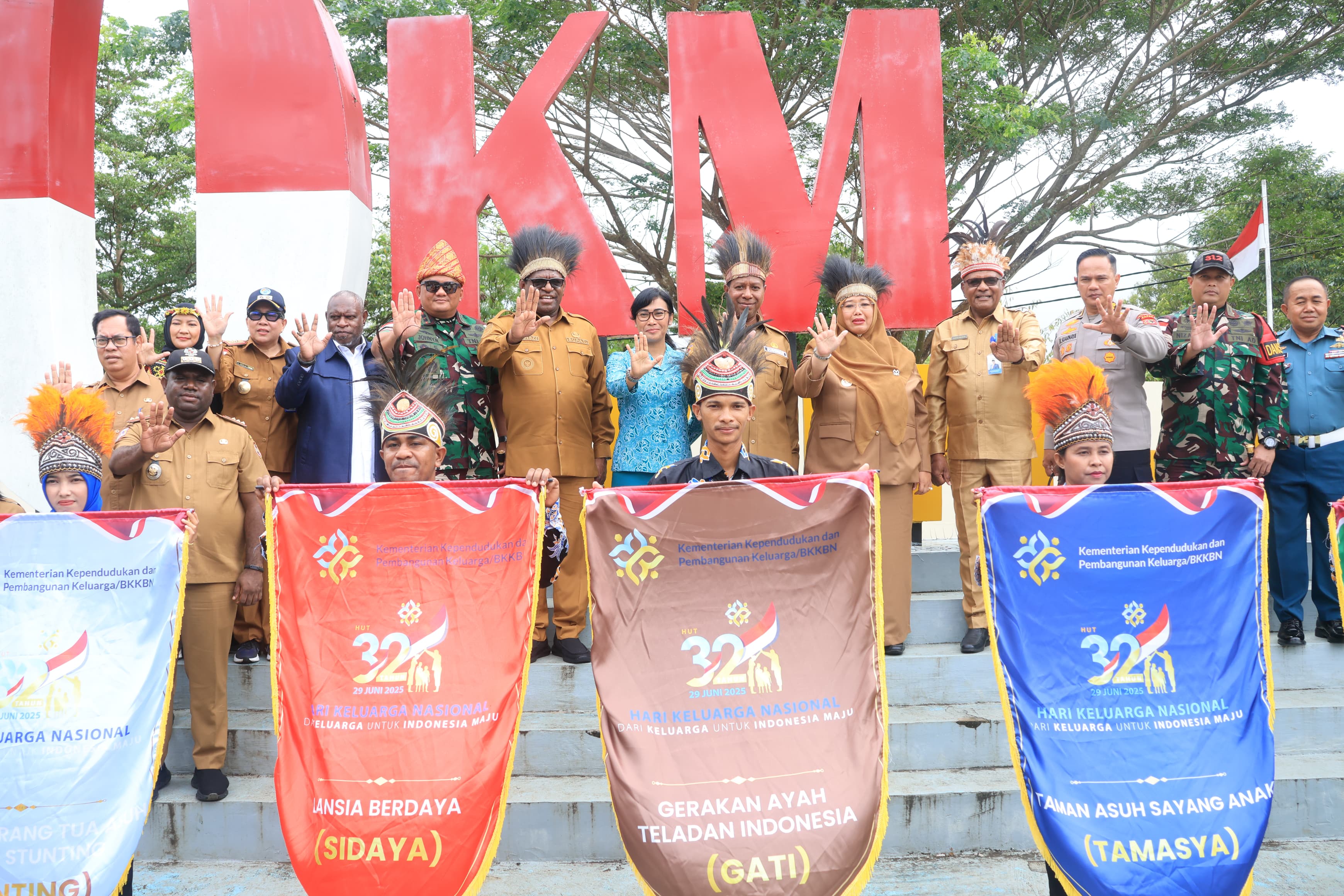 Papua Selatan Pusatkan Kirab Bangga Kencana Harganas Ke-32 di Titik Nol Sota