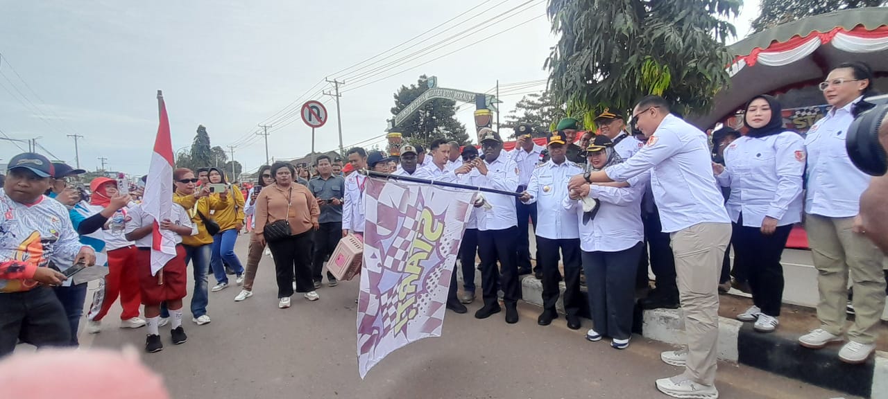 Ratusan Kelompok Peserta Karnaval Merauke Berpartisipasi Sambut HUT Ke -  80 Kemerdekaan RI