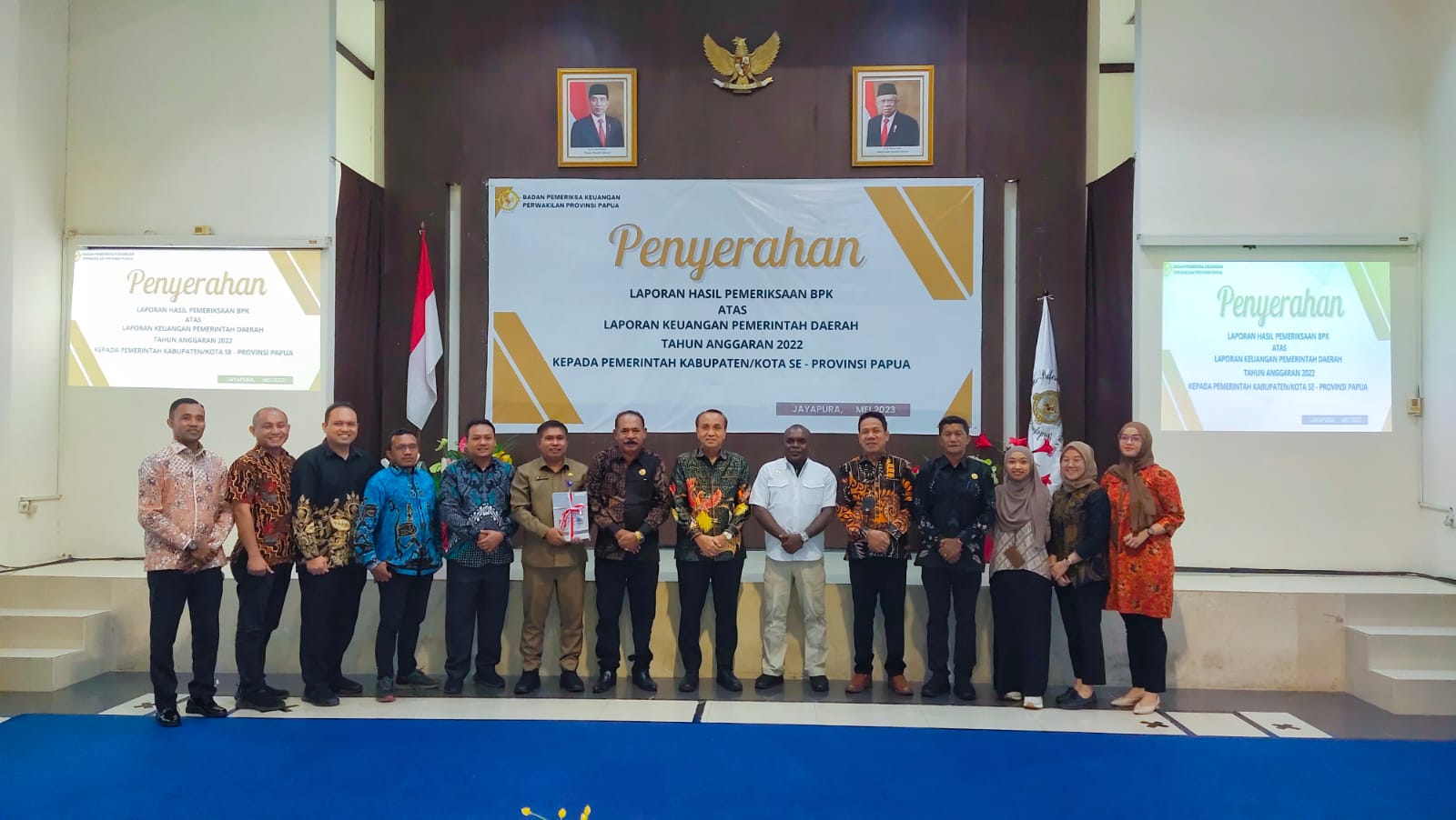 Pemkab Merauke Menerima Predikat WTP Laporan Keuangan Daerah Tahun 2022