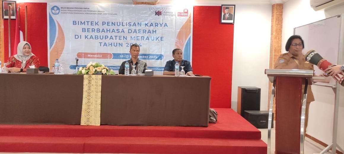 Lestarikan Budaya Bahasa Lokal, Balai Bahasa Papua Gelar Bimtek 