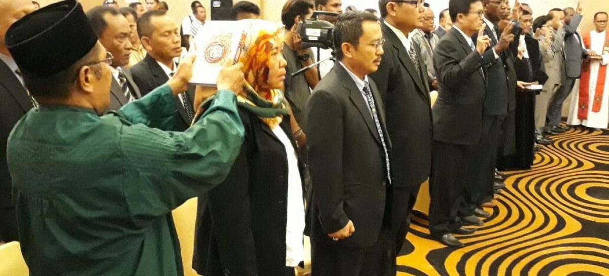 Inilah 32 Pejabat Eselon II yang Dilantik Bupati Freddy