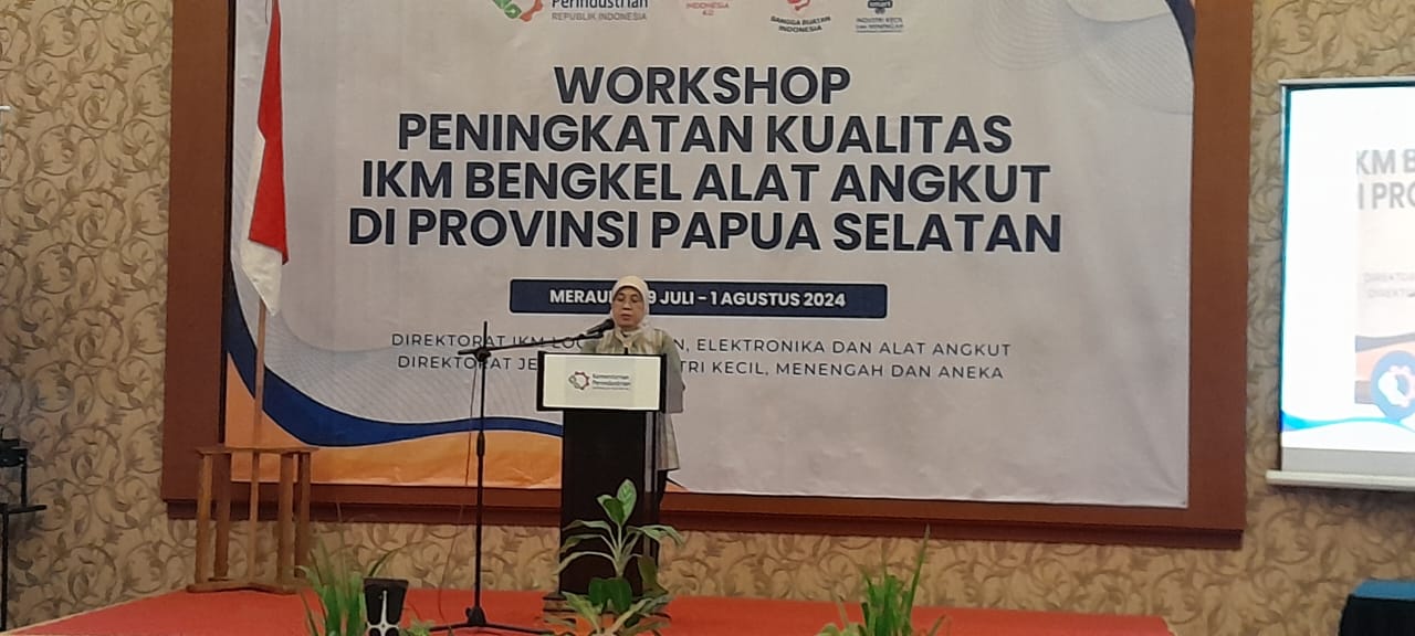 Merauke Jadi Sasaran Workshop Peningkatan Kualitas IKM Bengkel Alat Angkut dari Kementrian Perindustrian