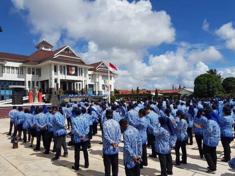Pemkab Merauke Gelar Apel Korpri