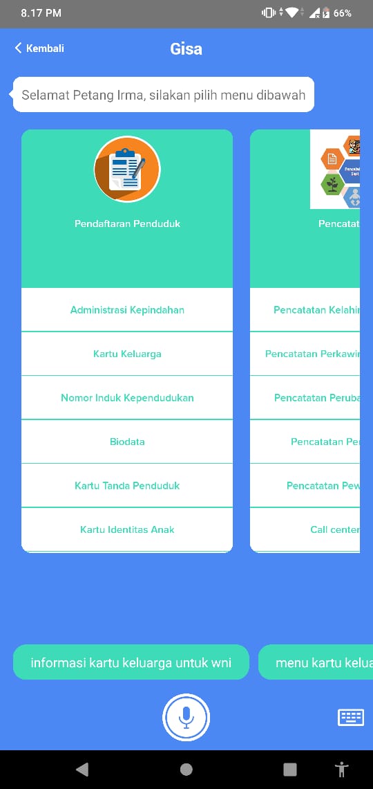Mendagri Luncurkan Layanan Administrasi Kependudukan Daring GISA