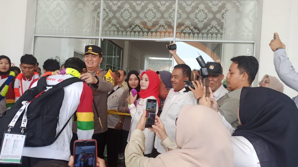 Sukses di PON XXI Aceh-Sumut, Atlet Senam Riau Disambut Hangat 