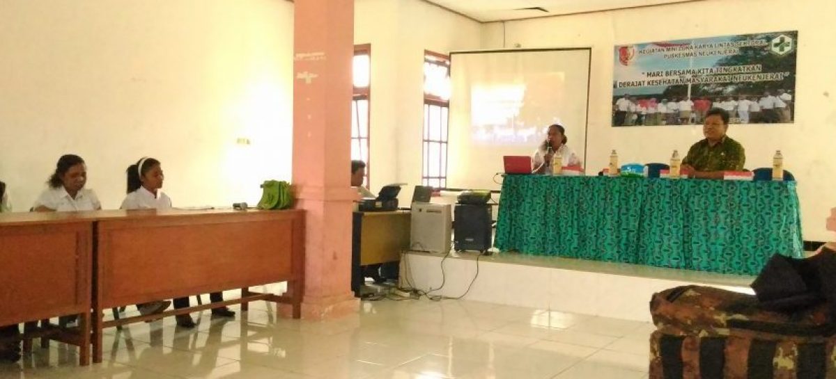 Puskesmas Naukenjerai Evaluasi Kesehatan Bersama Masyarakat