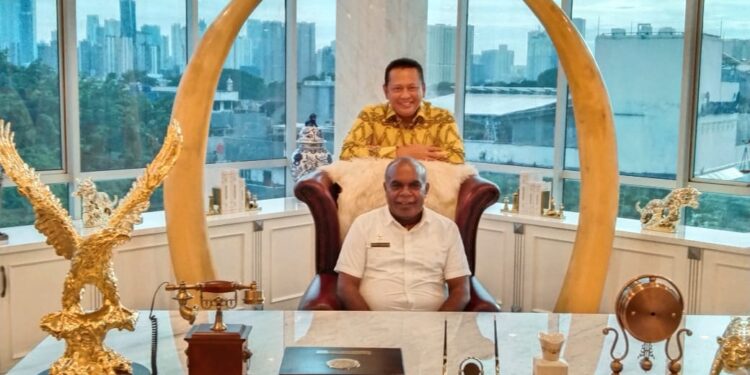 Temui Ketua MPR RI, Bupati Merauke Minta Dukungan Pemekaran PPS