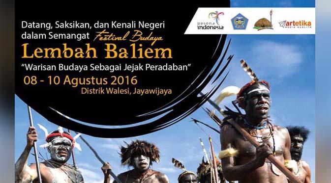 Festival Budaya Lembah Baliem 2016 Digelar di Wamena Papua