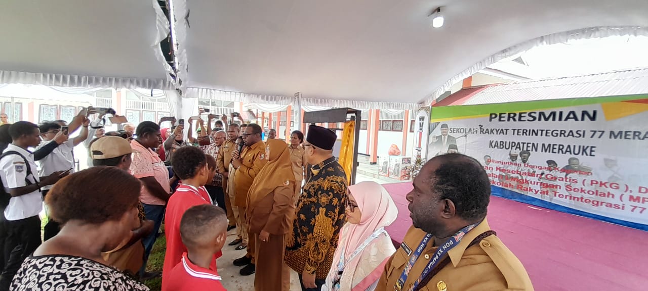 Sekolah Rakyat Terintegrasi 77 Merauke Diresmikan 