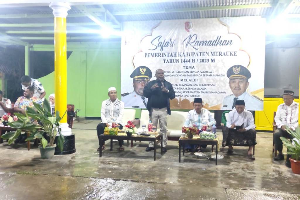 Masjid Baiturrahmah Rute Penutup Safari Ramadhan 1444 H Pemkab Merauke
