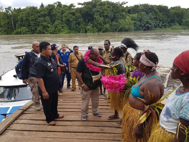 Bupati Merauke Laksanakan Turkam Di Distrik Animha Dan Kaptel 