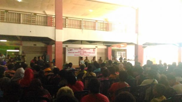 Pedagang Pasar Wamanggu Dialog dengan Bupati Merauke