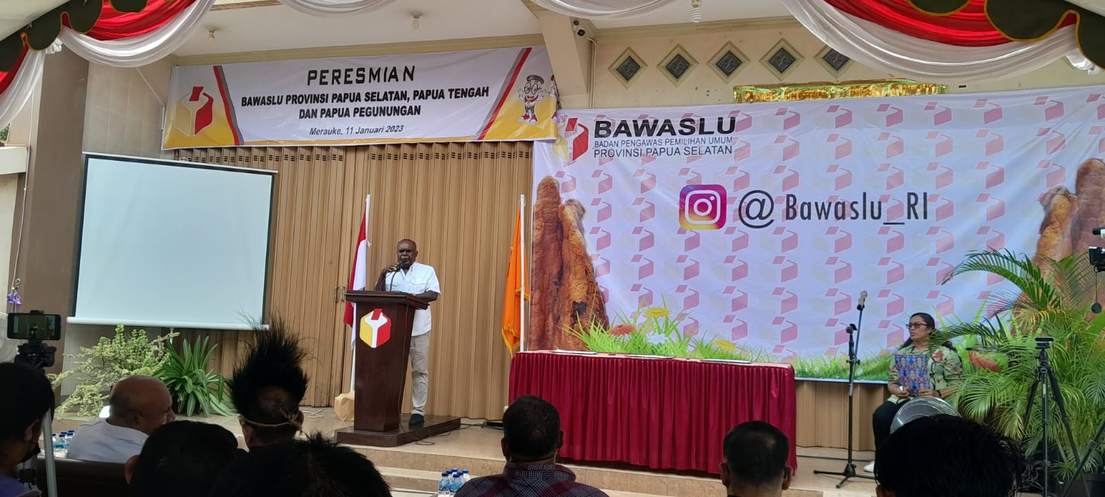 Bawaslu Tiga DOB di Papua Serentak Diresmikan 