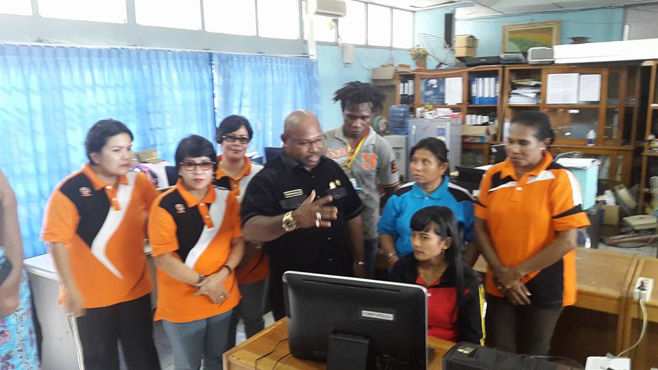Bupati Tinjau Dinas Komunikasi Dan Informatika Merauke