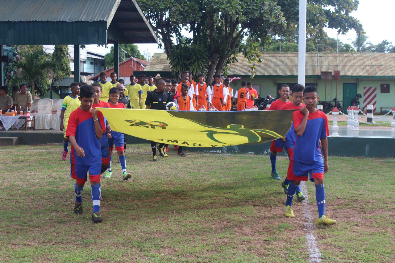 Memeriahkan HUT RI Ke-71, Kodim Merauke Gelar Dandim CUP U-15