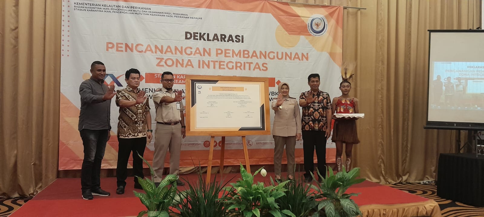 SKIPM Merauke Deklarasikan Zona Integritas WBK dan WBBM