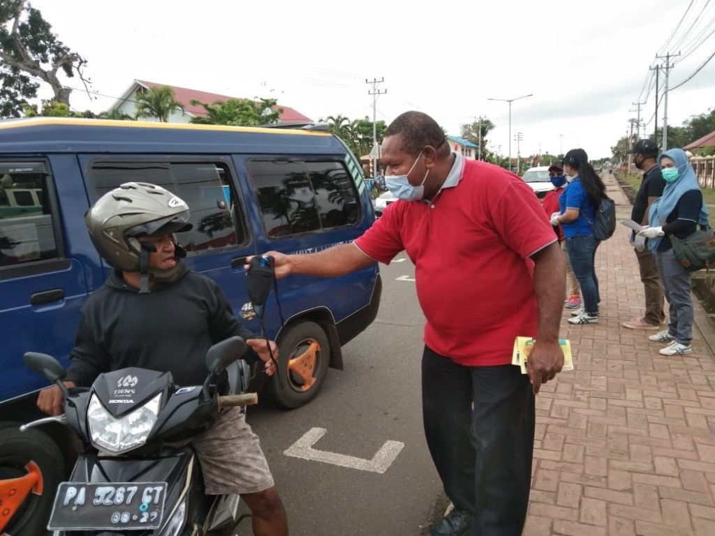 Dinas Kesehatan Sosialisasikan Pentingnya Penggunaan Masker