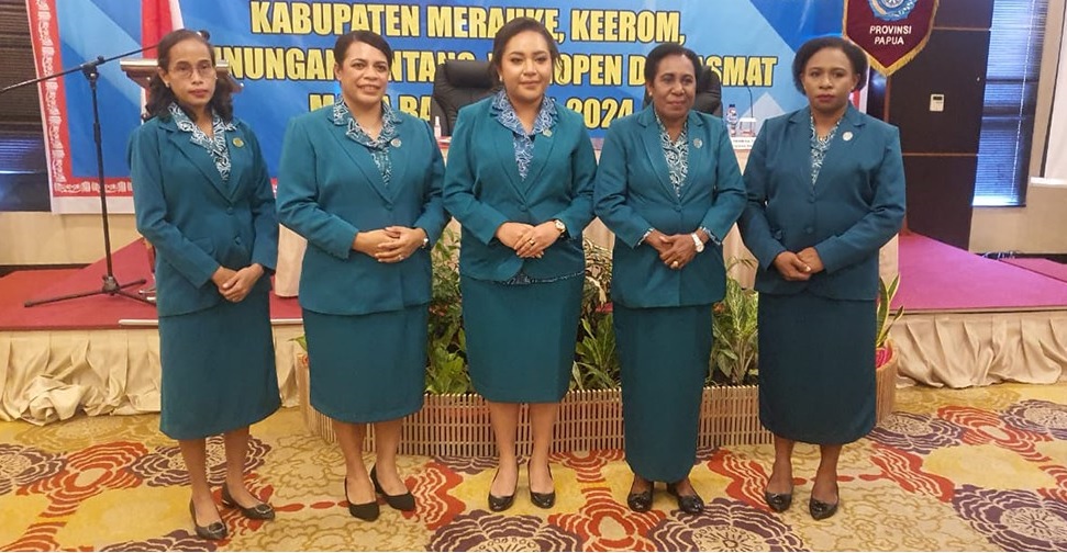 Ibu Imelda Carolina Laode Mbaraka S.Sos.,M.Si dilantik Sebagai Ketua TP-PKK Kabupaten Merauke Masa Bakti 2021-2024