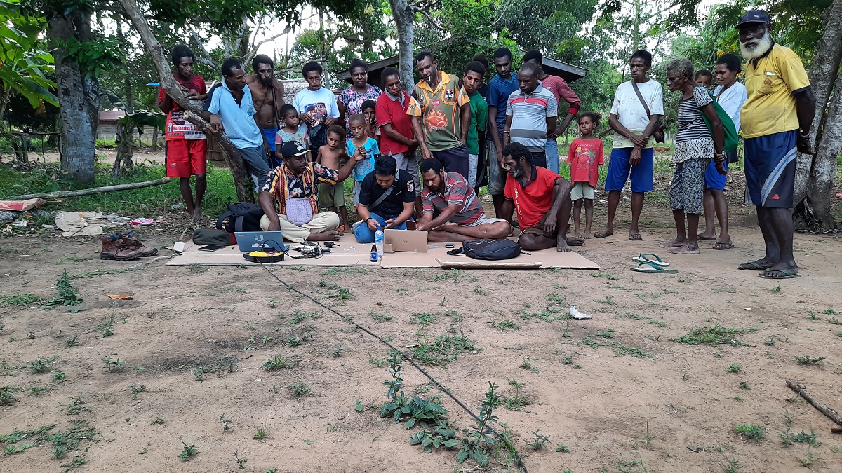 Kampung Kaliki Distrik Kurik Sudah di Fasilitasi  Jaringan Internet Gratis