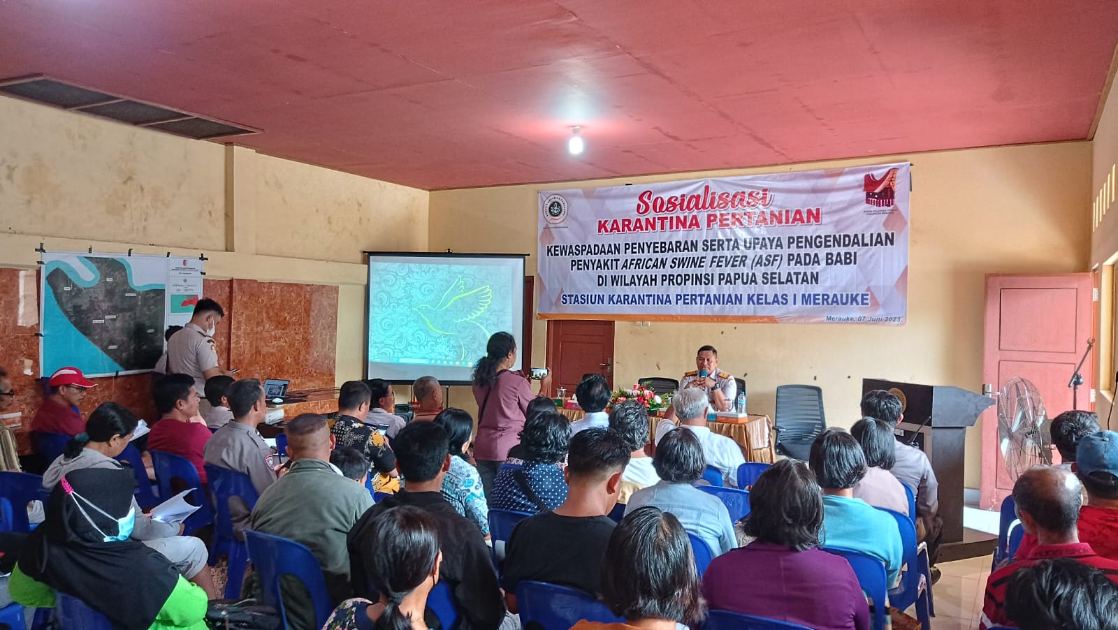 Karantina Pertanian Sosialisasikan Pencegahan Penyebaran Penyakit ASF Pada Babi