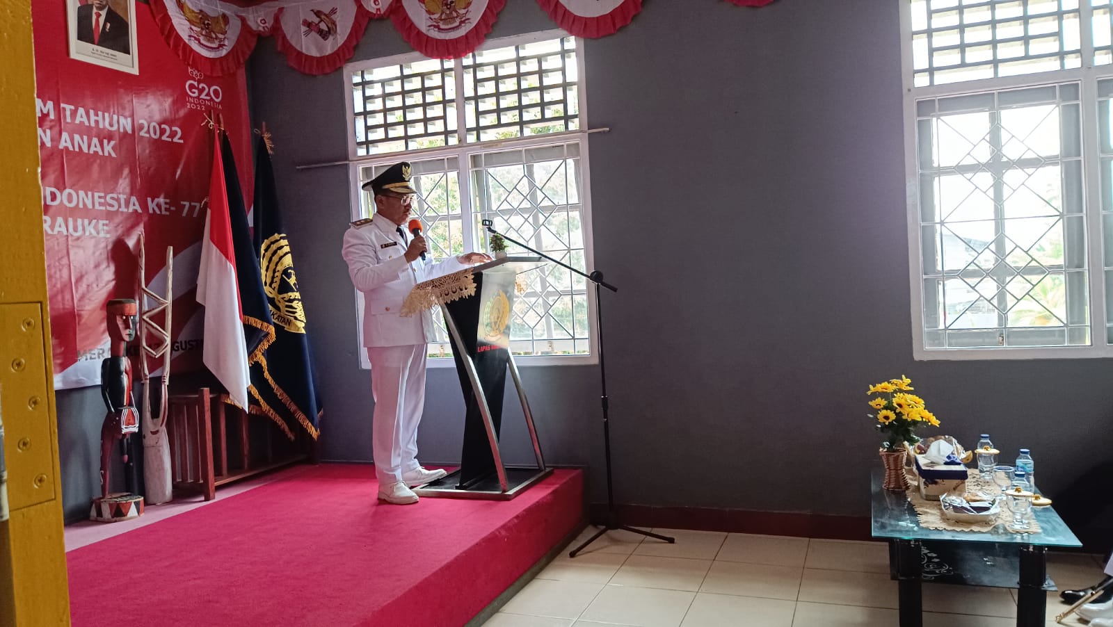 Pada HUT ke-77 RI, 260 Napi Lapas Kelas IIB Merauke Terima Remisi