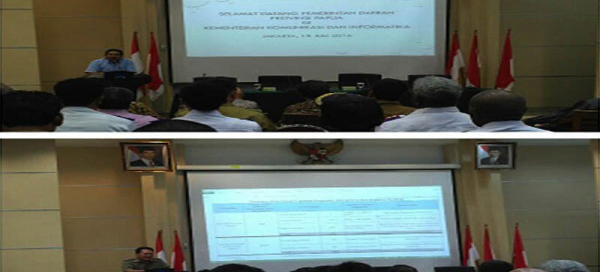 Kominfo Geber Pembangunan Infrastruktur Telekomunikasi di Papua