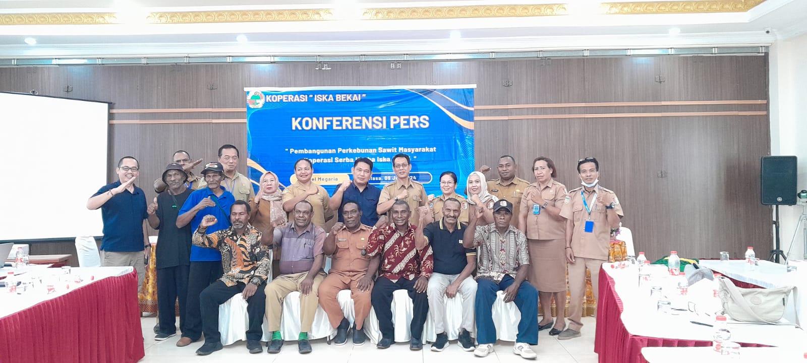 Koperasi Iska Bekai Merauke Mulai Pembangunan Kebun Sawit Masyarakat