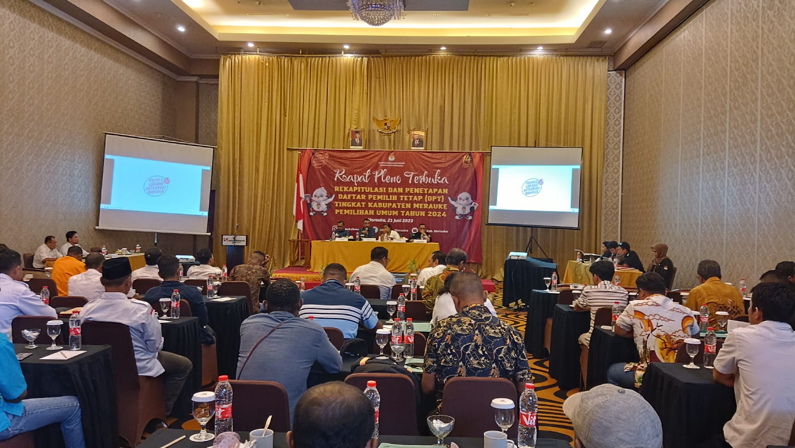 KPU Merauke Tetapkan 162.942 Daftar Pemilih Tetap