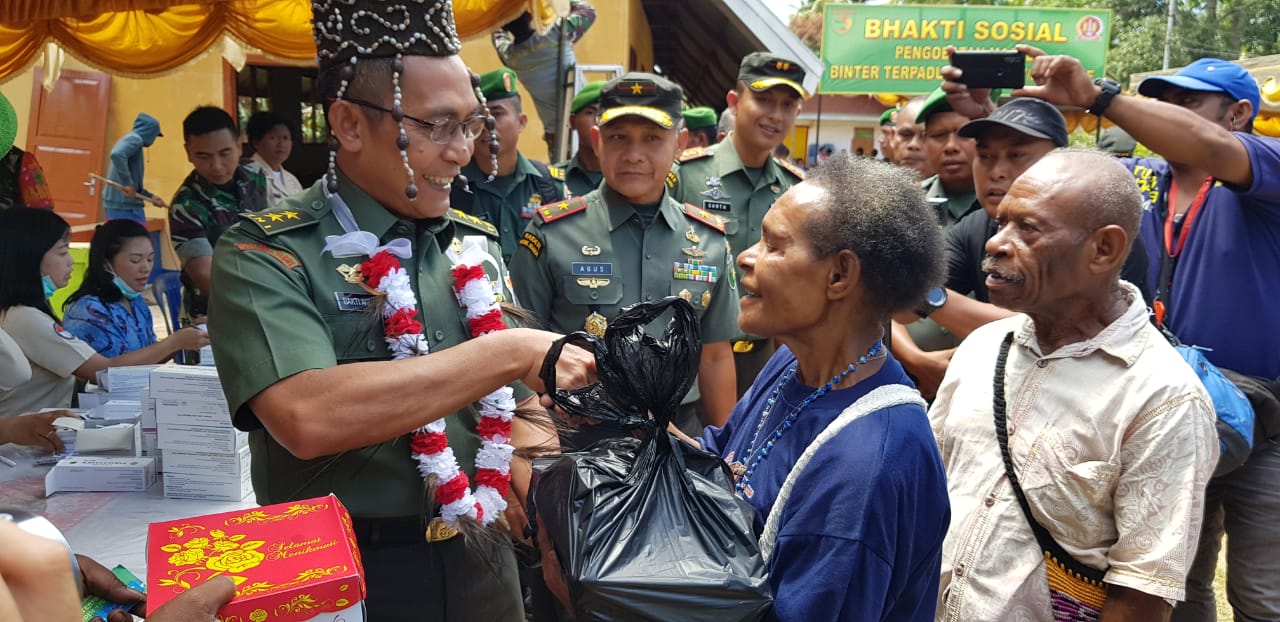 Aster Kasad Kunjungi Kegiatan Binter Di Wilayah Korem 174/Merauke