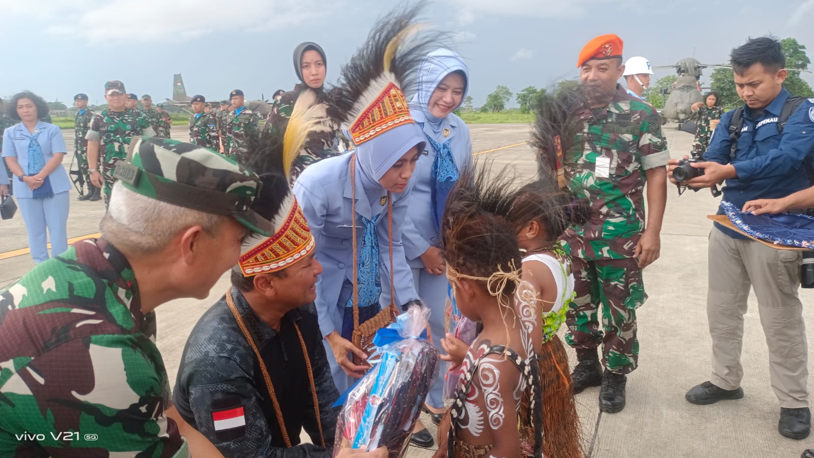 Kunker ke Merauke, KASAU Tinjau Fasilitas Penerbangan di Wanam untuk Dukung PSN
