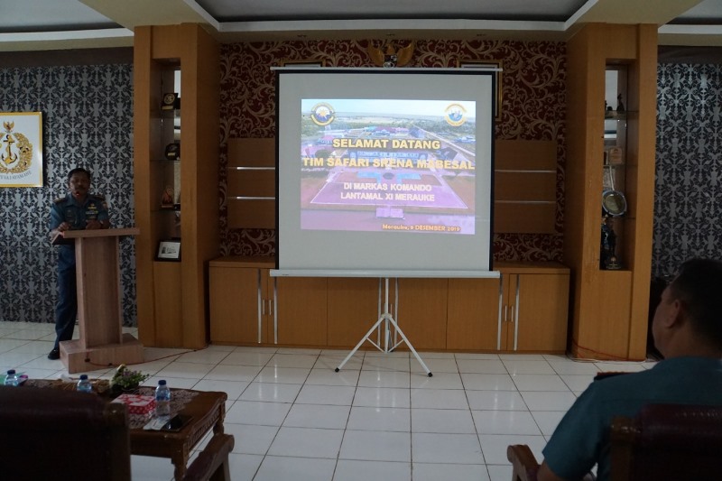 Lantamal XI Merauke Ikuti Sosialisasi Perencanaan Strategis