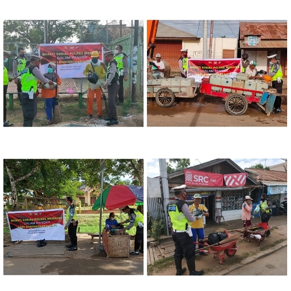 Ini Aksi Sosial Sat Lantas Polres Merauke