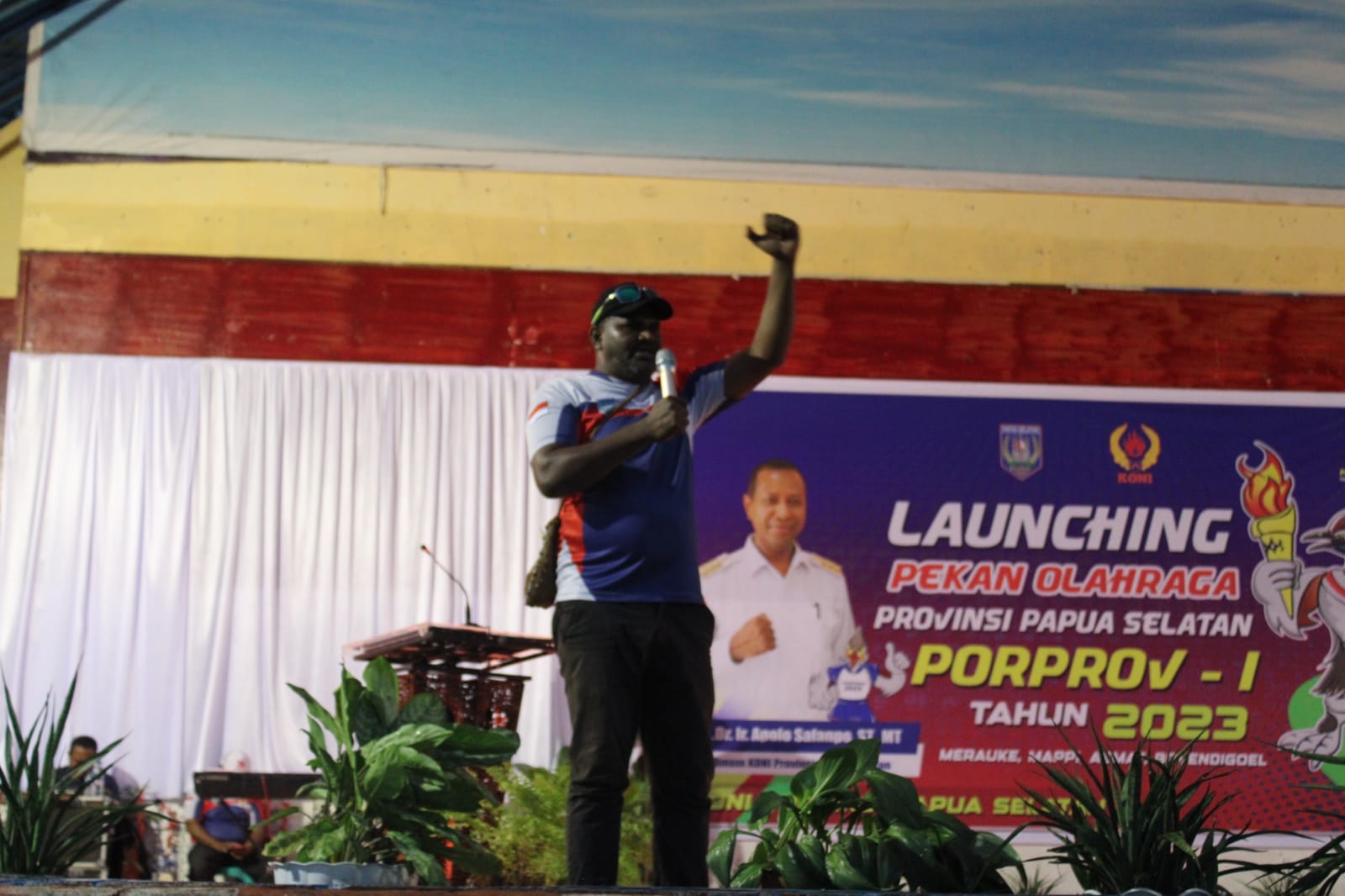 Soleman Jambormias Launching Porprov Pertama Papua Selatan