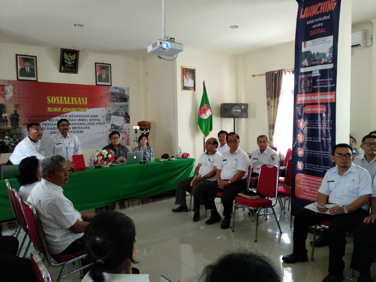  Inspektorat Merauke Launching Klinik Konsultasi Digital System