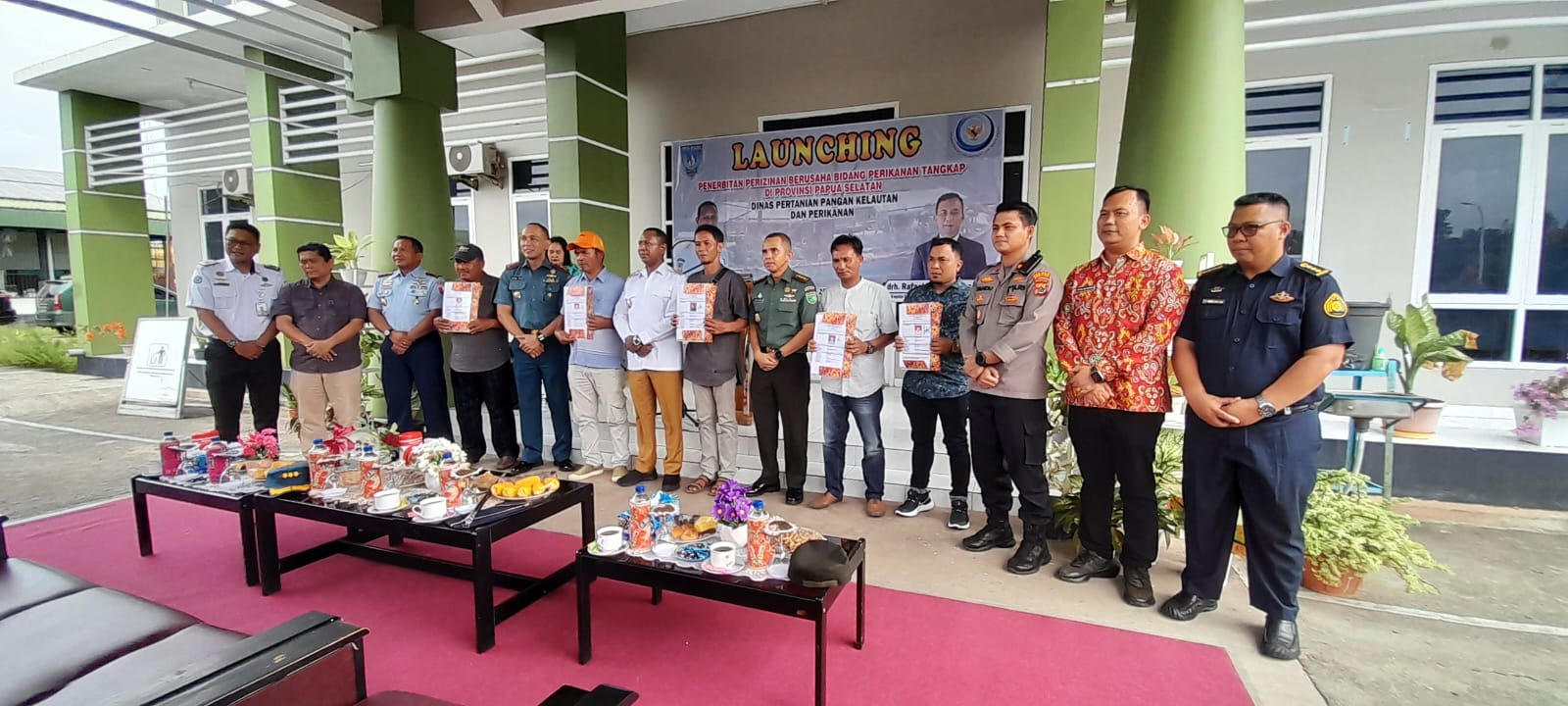 Pj Gubernur PPS Launching Penerbitan Perizinan Berusaha Perikanan Tangkap