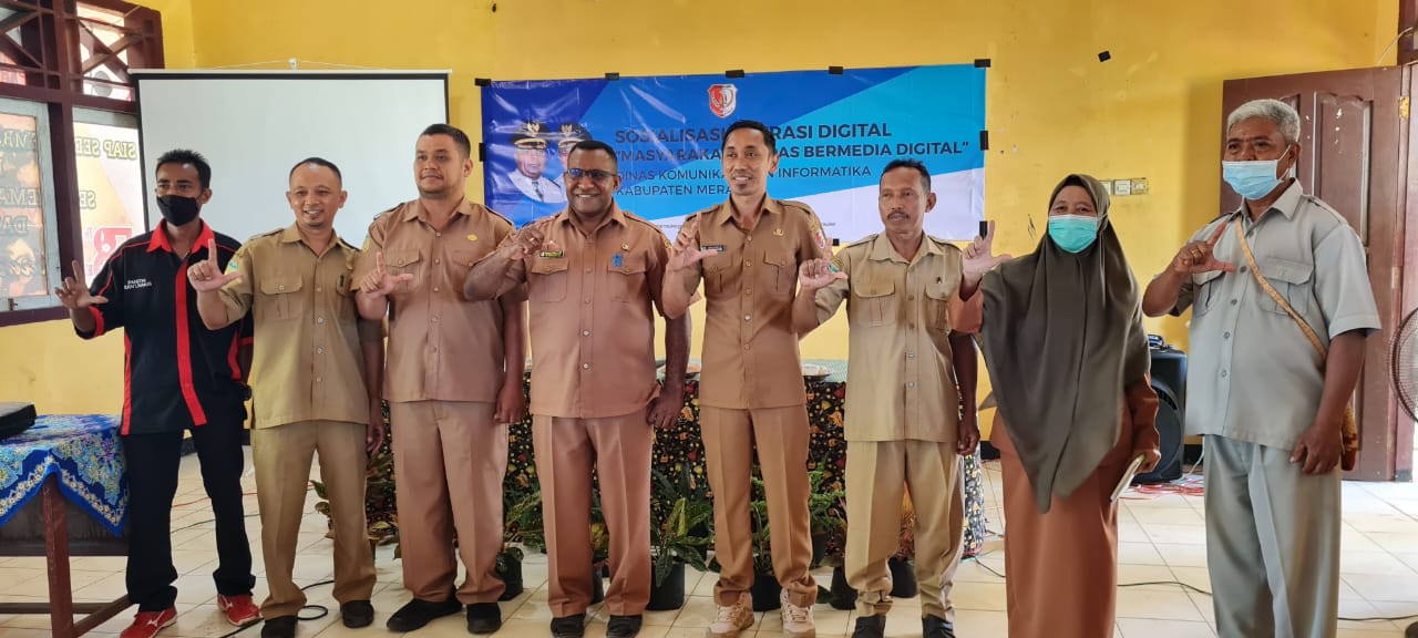 Diskominfo Melaksanakan Kegiatan Sosialisasi Literasi Digital di SMK N 1 Kumbe