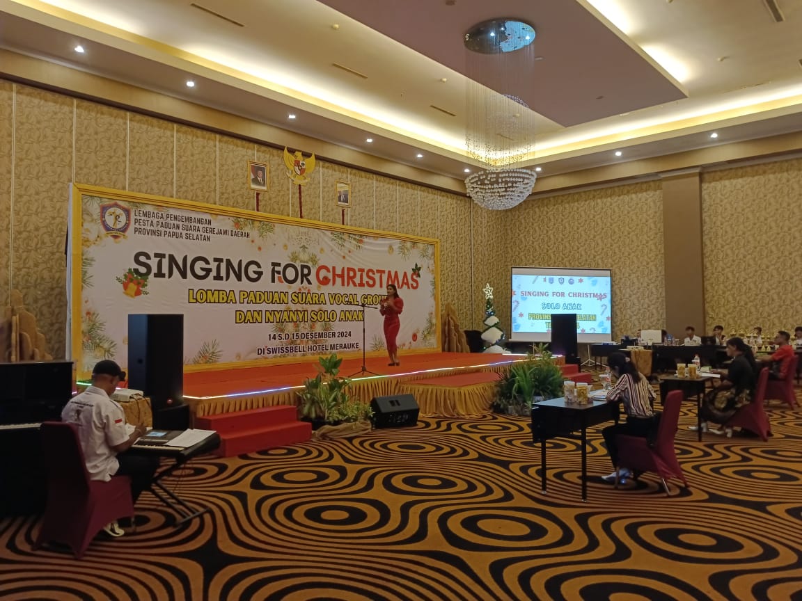Sambut Natal 2024, Lembaga Pesparawi Papua Selatan Adakan Lomba Nyanyi