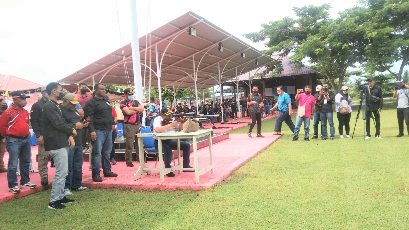 270 Peserta Semarakkan Lomba Menembak di Yonmarhanlan Merauke
