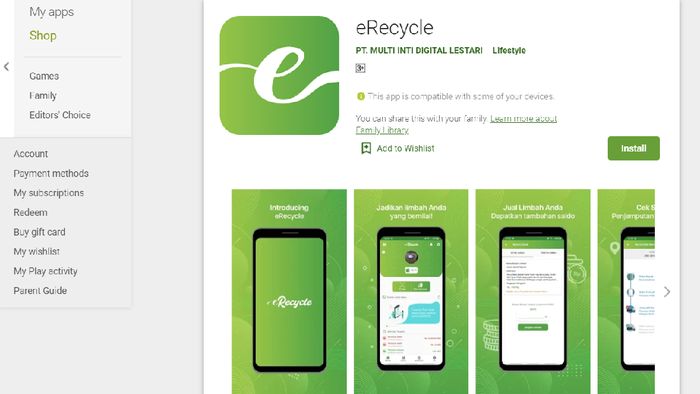 e-Recycle, Rintisan Pengolah Sampah Berbasis Aplikasi Mobile