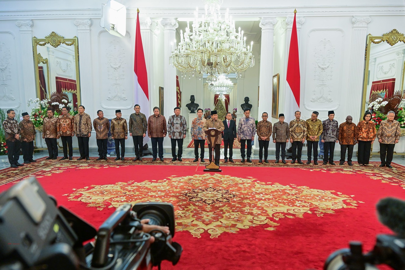 Presiden Prabowo Subianto Umumkan Kabinet Merah Putih Periode 2024-2029