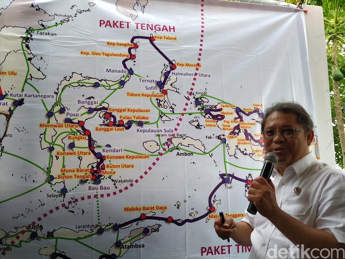 Menkominfo Sebut Palapa Ring Si 'Tol Langit' Sudah Beroperasi