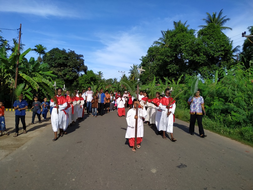 Awali Tri Hari Suci, Umat Katolik Rayakan Minggu Palma.