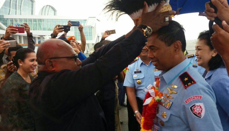 Pangkoopsau III Kunjungan Kerja di Lanud Merauke