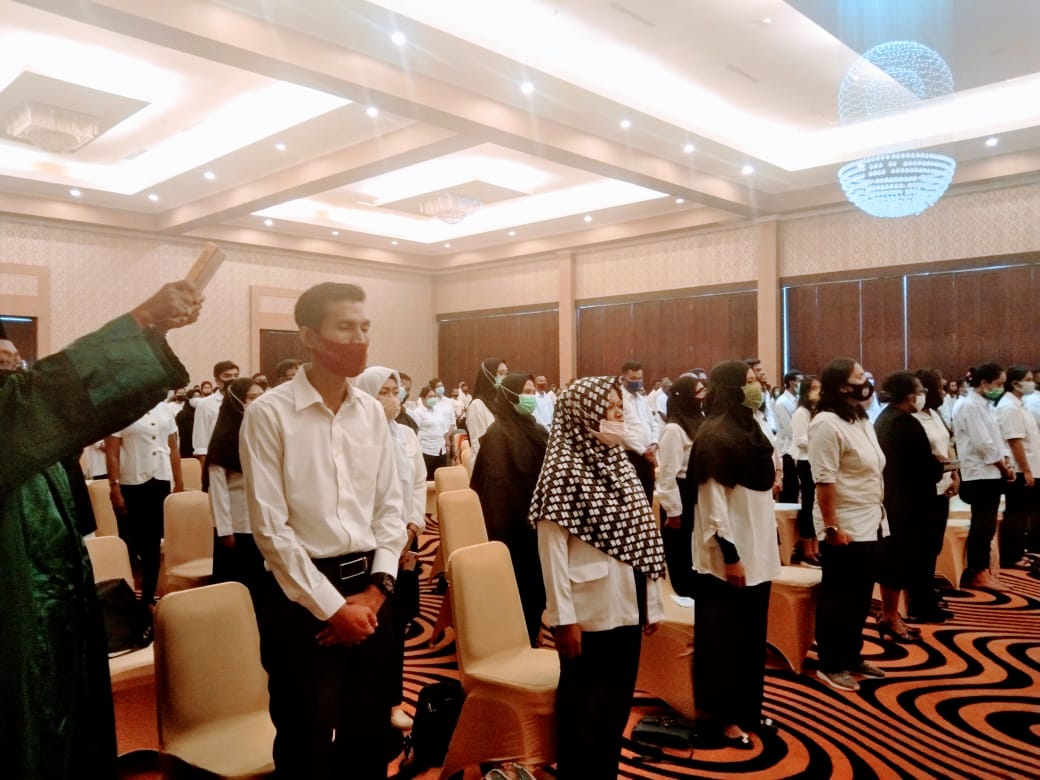 198 Pengawas TPS Se-Distrik Merauke Dilantik